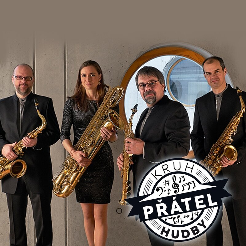 Saxofonové kvarteto Bohemia s klavírním doprovodem